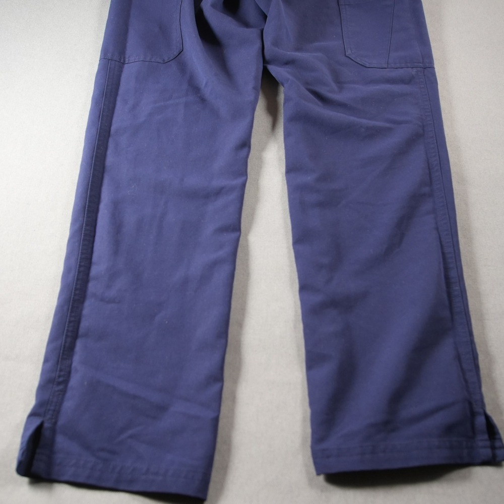 FIGS Straight Leg Skinny Drawstring Cargo Women Scrub Pants M Blue Medical - Picture 11 of 13